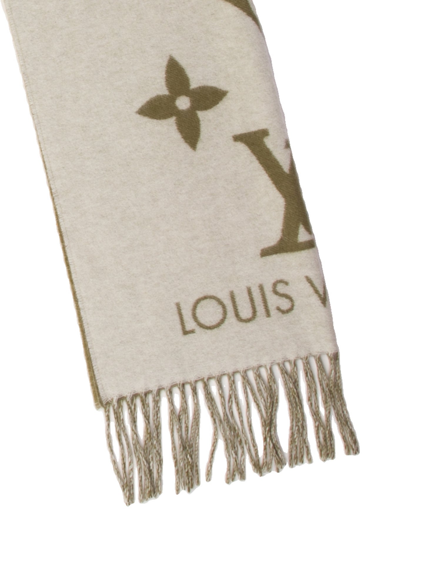 Louis Vuitton Cashmere LV Monogram Scarf