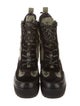 Louis Vuitton LV Monogram Canvas Combat Boots