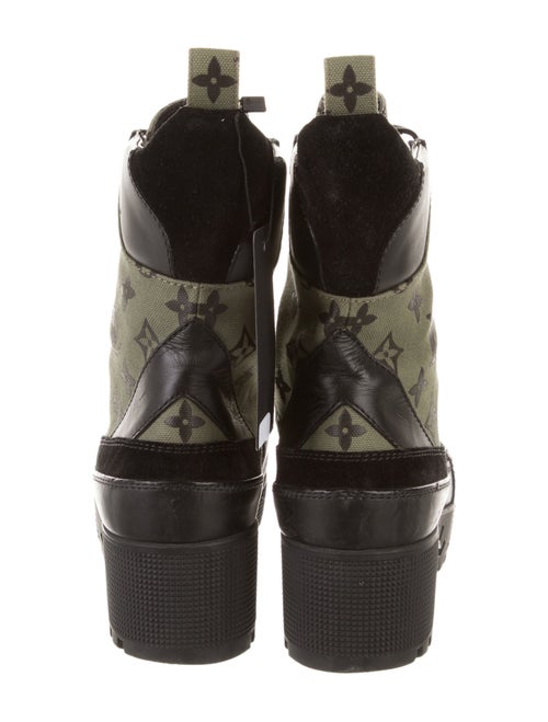 Louis Vuitton LV Monogram Canvas Combat Boots