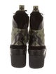 Louis Vuitton LV Monogram Canvas Combat Boots