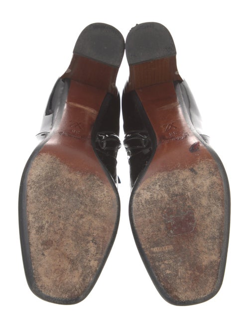 Louis Vuitton Patent Leather Colorblock Pattern Boots