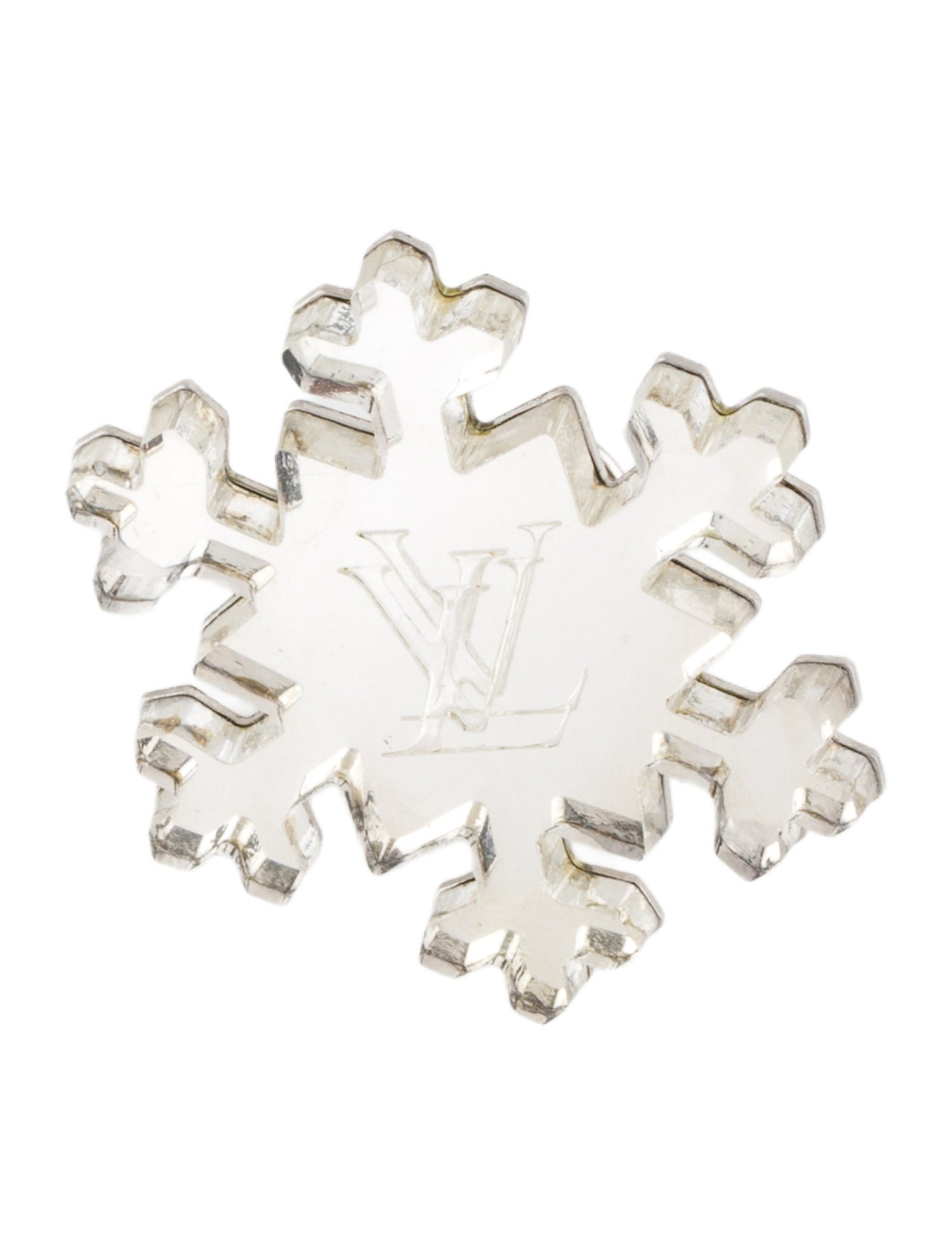 Louis Vuitton Snowflake Lapel Pin