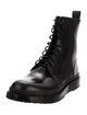 Louis Vuitton Monogram Eclipse Leather Combat Boots