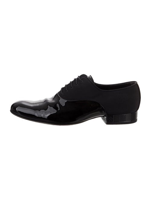 Louis Vuitton Patent Leather Grosgrain Trim Oxfords