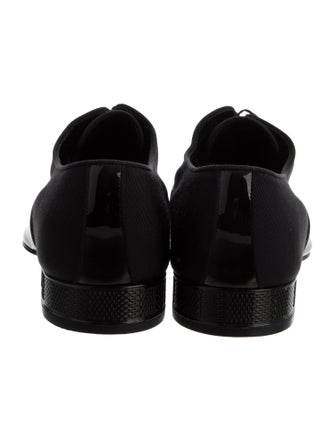 Louis Vuitton Patent Leather Grosgrain Trim Oxfords