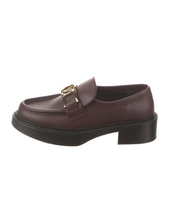 Louis Vuitton LV Monogram Leather Loafers