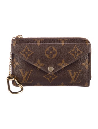 Louis Vuitton LV Monogram Coated Canvas Card Holder Recto Verso
