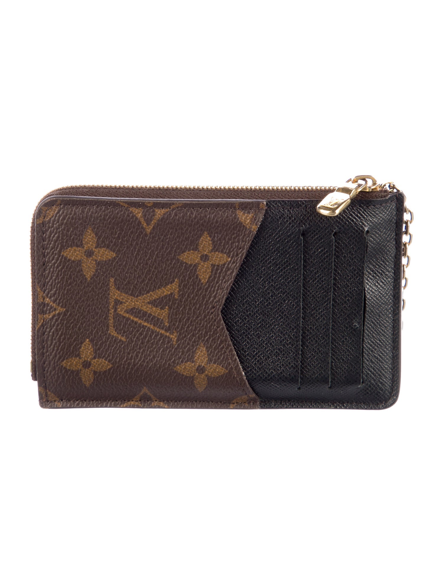 Louis Vuitton LV Monogram Coated Canvas Card Holder Recto Verso