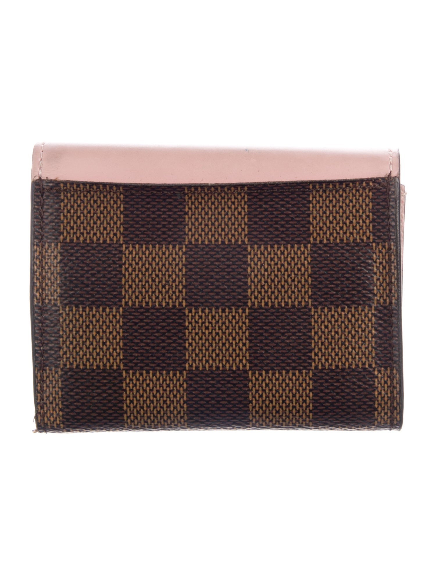 Louis Vuitton Damier Ebene Pattern Coated Canvas Zoé Wallet