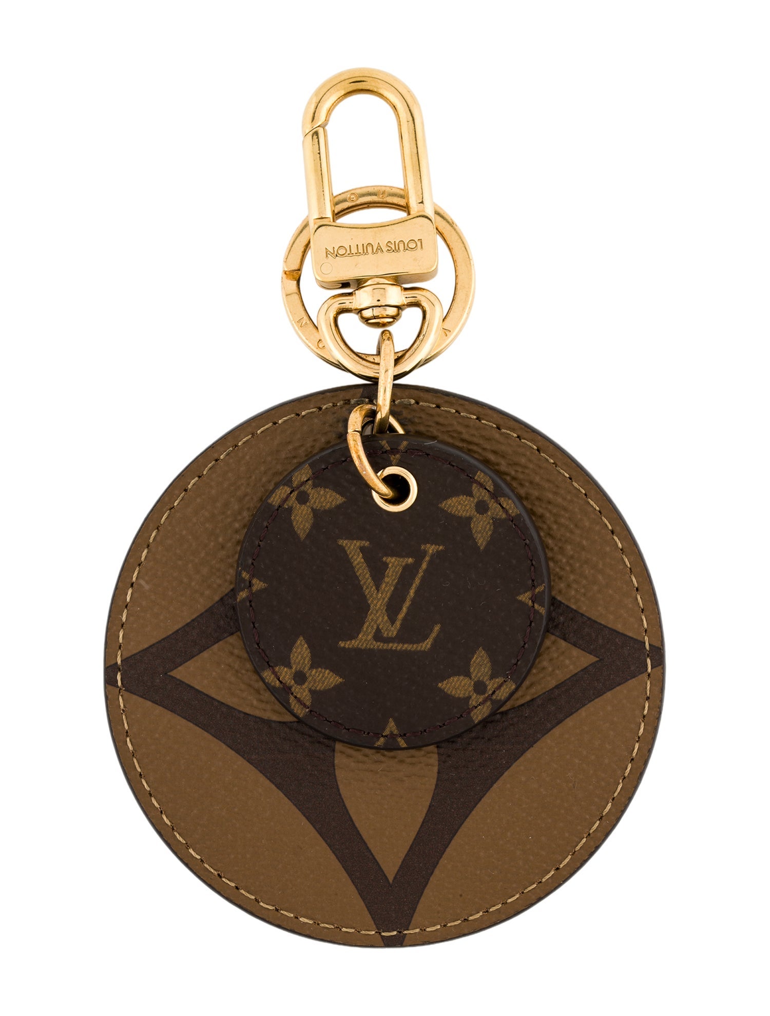 Louis Vuitton Monogram Reverse Key Holder and Bag Charm