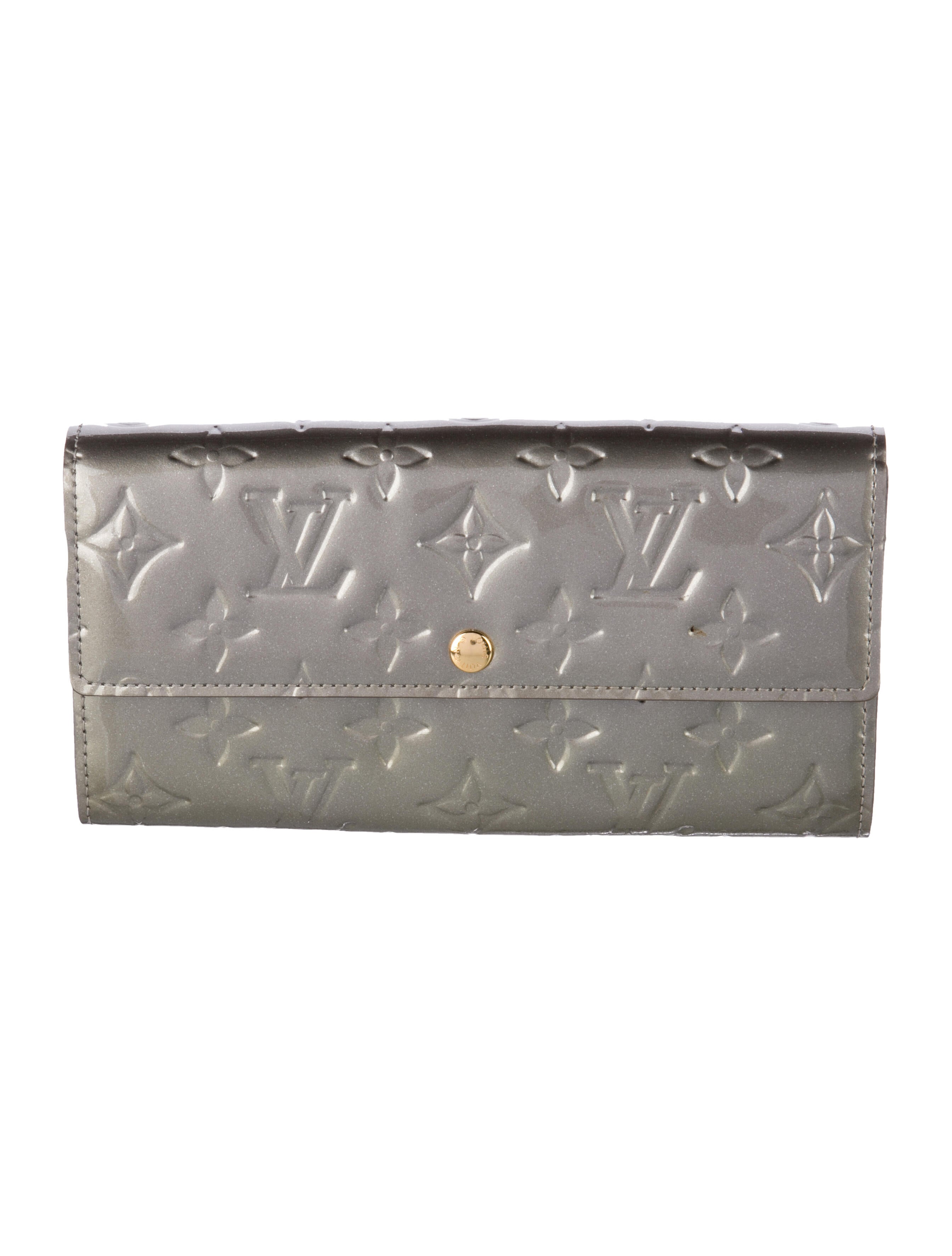 Louis Vuitton LV Monogram Vernis Patent Leather Sarah Wallet