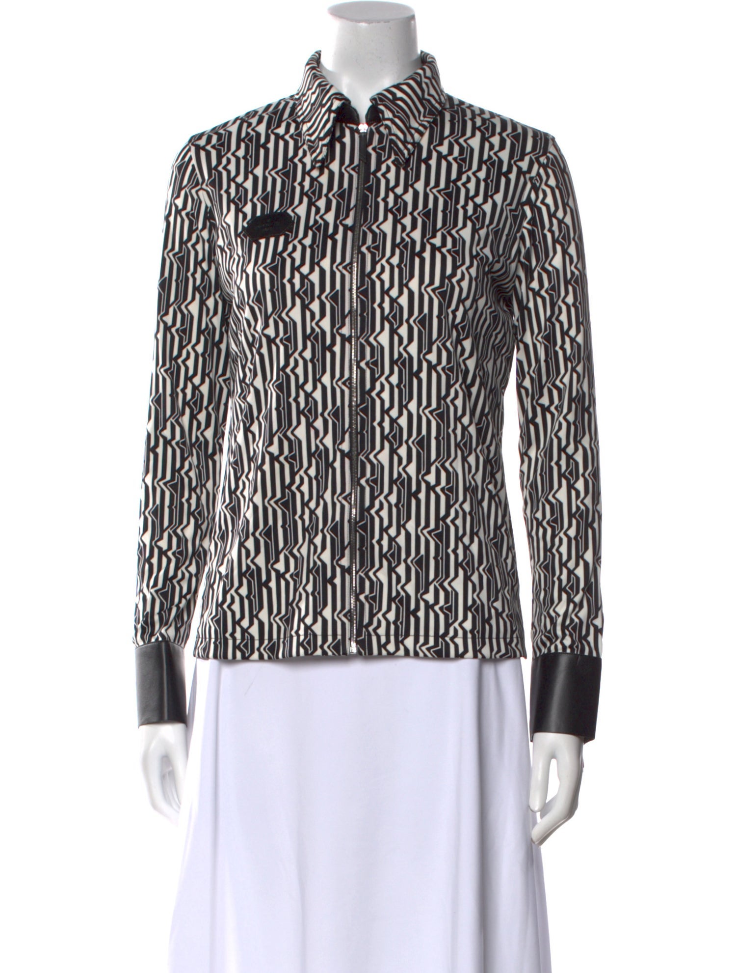 Louis Vuitton 2015 Printed Button-Up Top