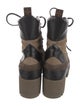 Louis Vuitton LV Monogram Suede Combat Boots