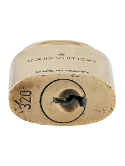 Louis Vuitton Brass Lock & Key Set