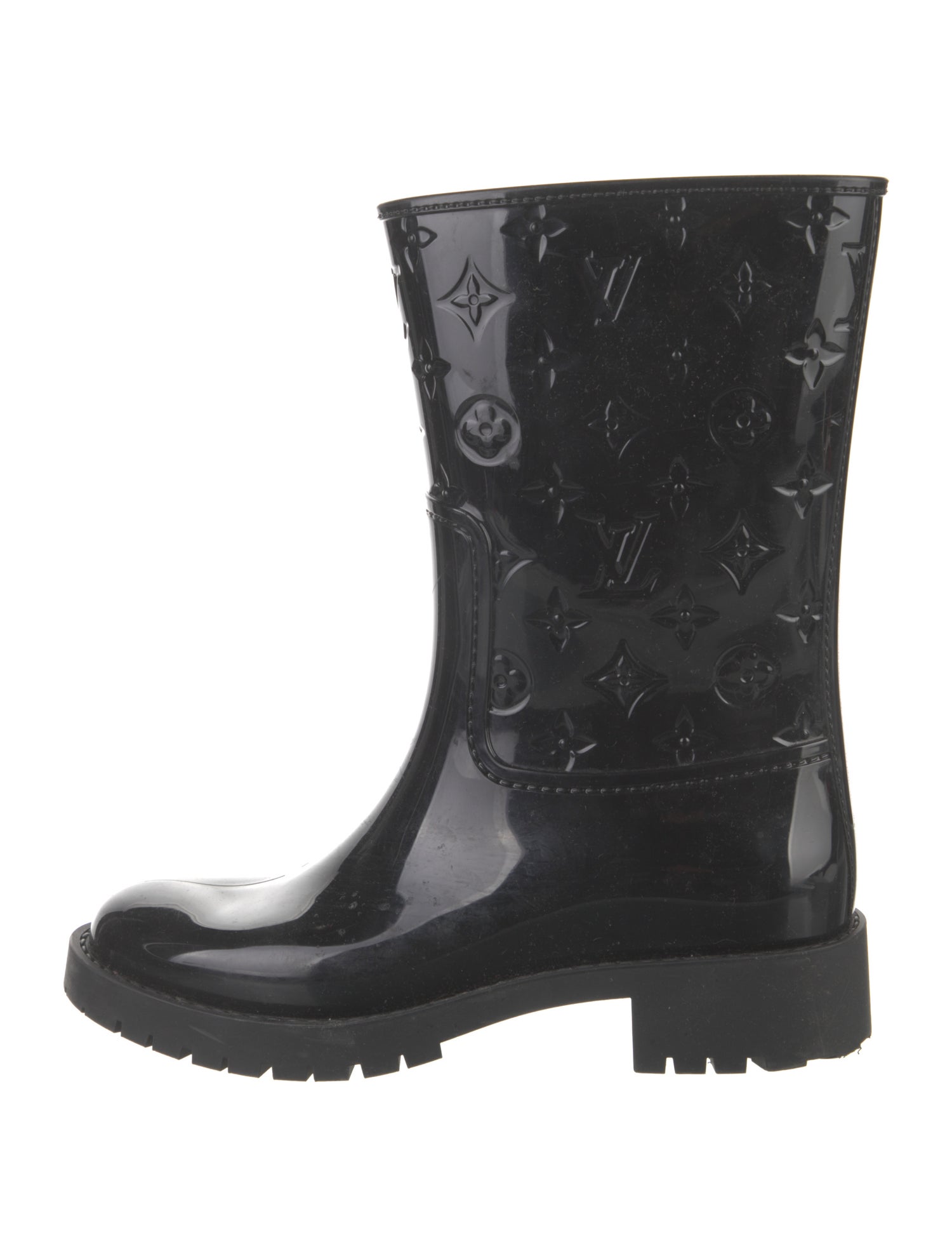 Louis Vuitton LV Monogram Rubber Rain Boots