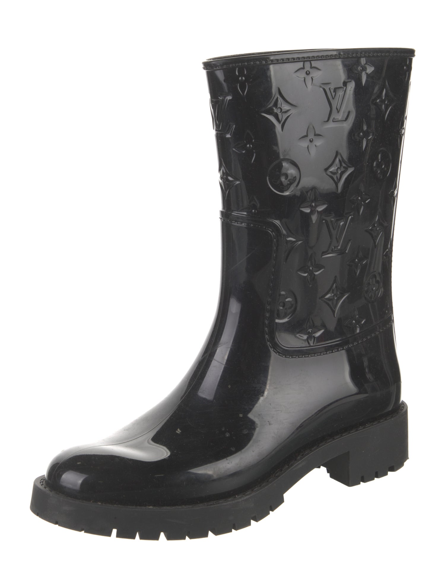 Louis Vuitton LV Monogram Rubber Rain Boots
