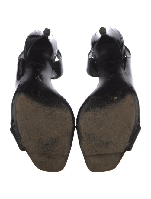 Louis Vuitton Patent Leather Slingback Sandals