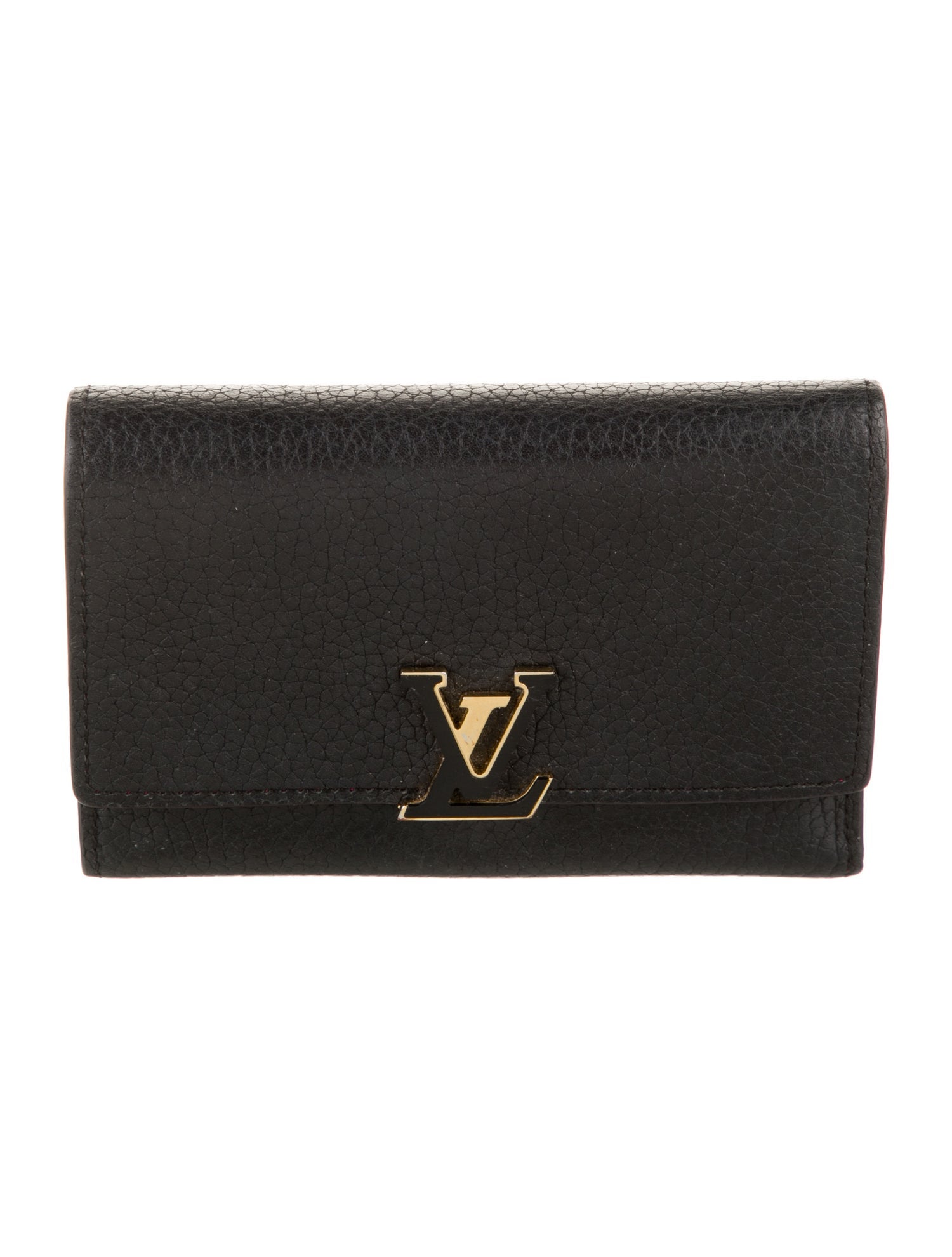 Louis Vuitton Taurillon Leather Capucines Compact Wallet