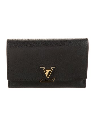 Louis Vuitton Taurillon Leather Capucines Compact Wallet