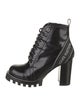 Louis Vuitton Patent Leather Combat Boots