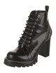 Louis Vuitton Patent Leather Combat Boots