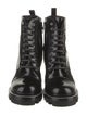 Louis Vuitton Patent Leather Combat Boots