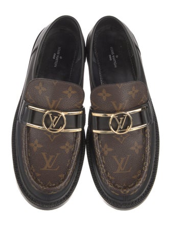 Louis Vuitton LV Monogram Leather Loafers