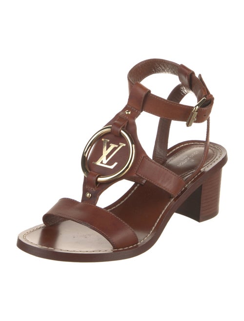 Louis Vuitton Leather Gladiator Sandals