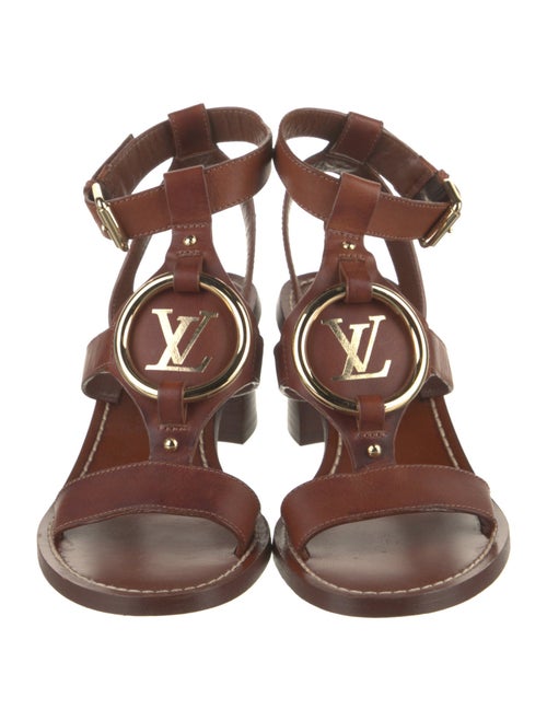 Louis Vuitton Leather Gladiator Sandals
