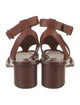 Louis Vuitton Leather Gladiator Sandals