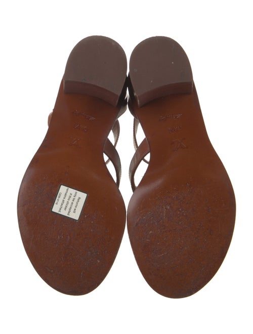 Louis Vuitton Leather Gladiator Sandals