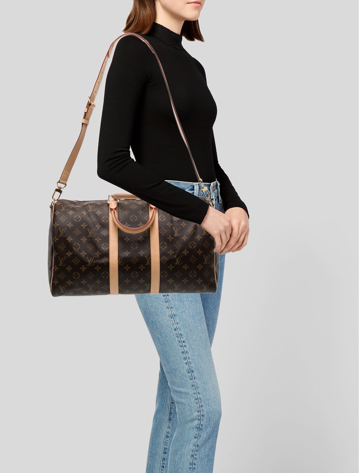 Louis Vuitton LV Monogram Keepall Bandouliere 45