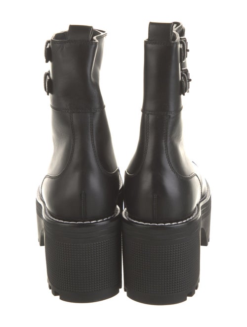 Louis Vuitton Leather Combat Boots