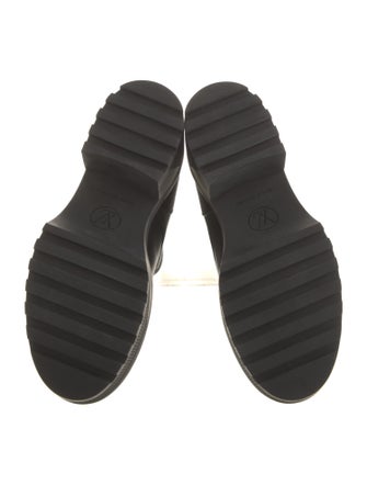 Louis Vuitton Leather Combat Boots