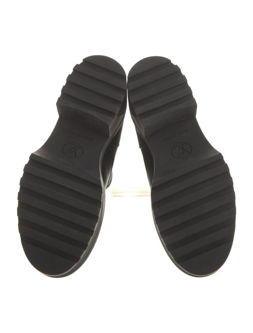 Louis Vuitton Leather Combat Boots