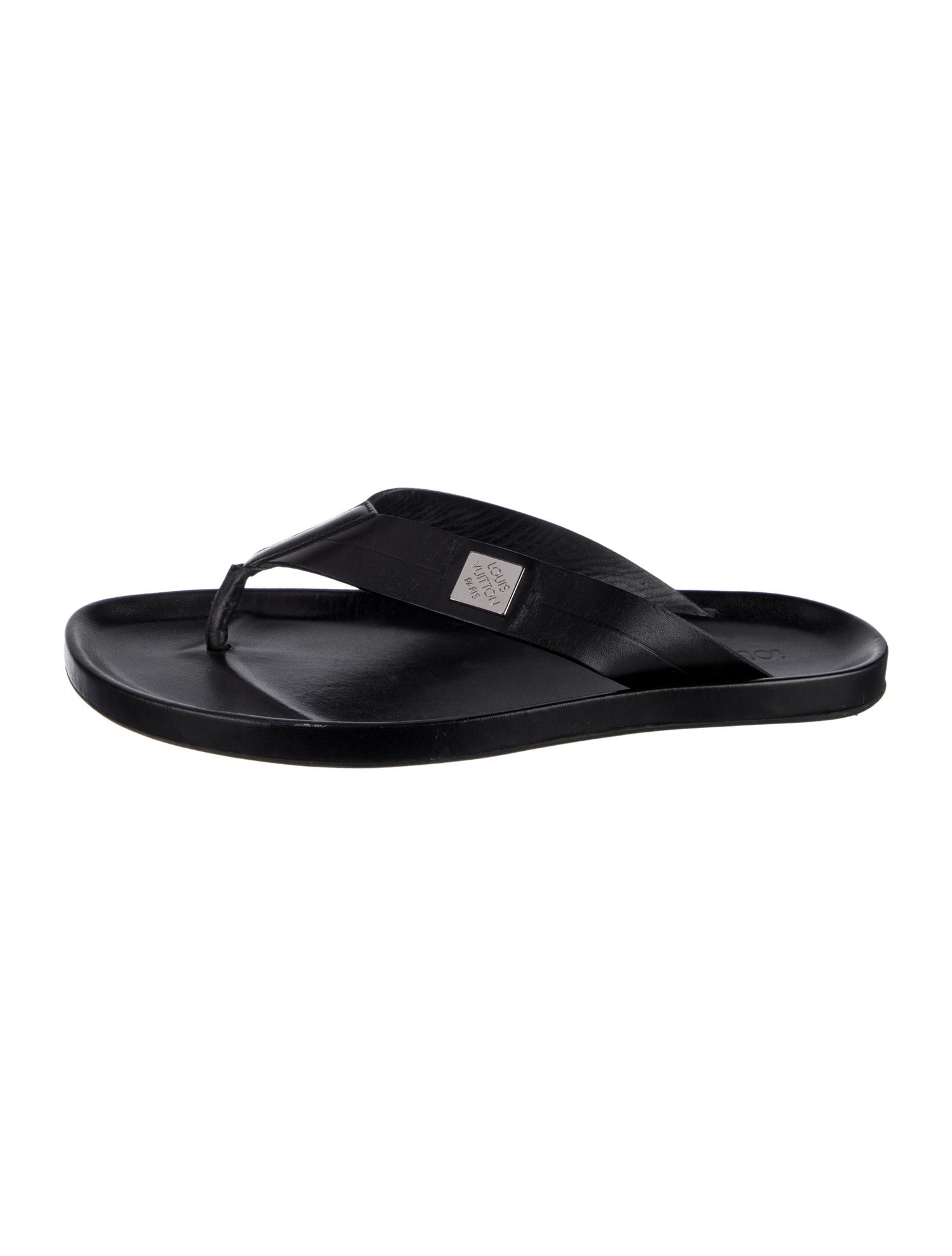 Louis Vuitton Leather Flip Flops