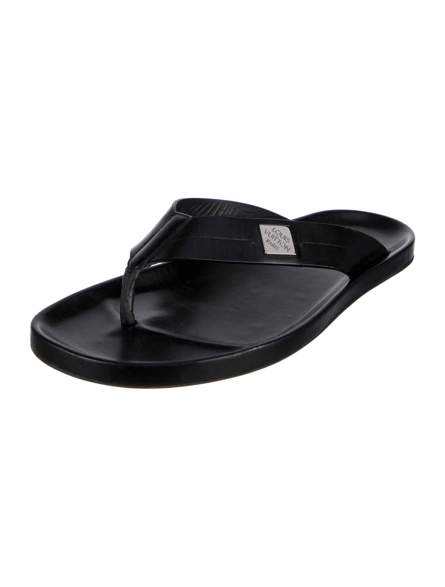 Louis Vuitton Leather Flip Flops