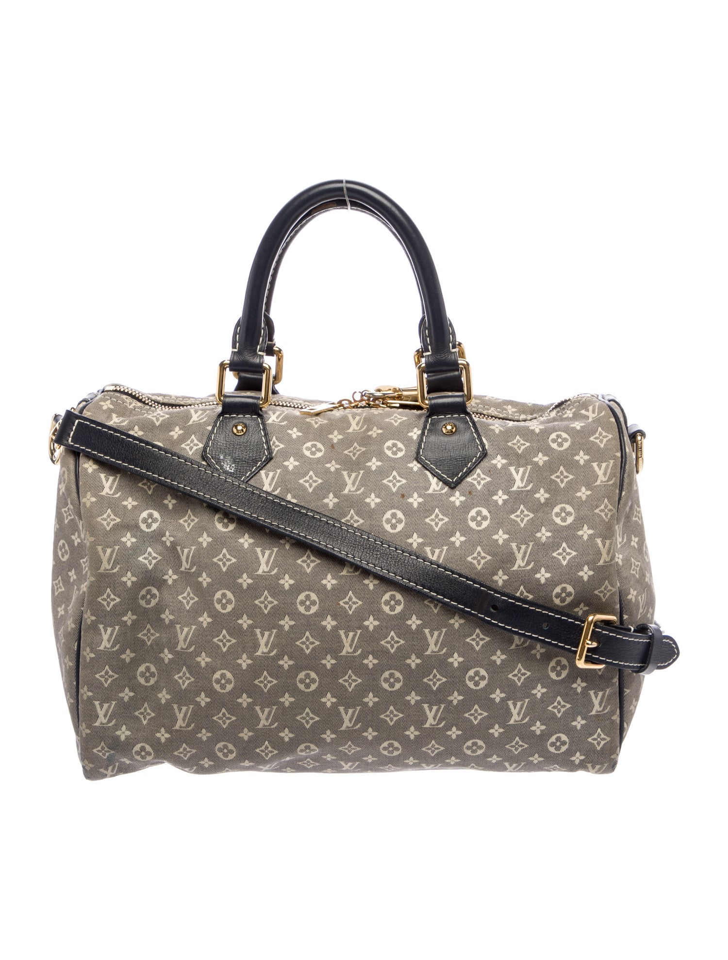 Louis Vuitton Monogram Mini Lin Speedy Bandouliere 30