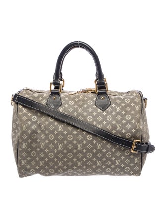 Louis Vuitton Monogram Mini Lin Speedy Bandouliere 30
