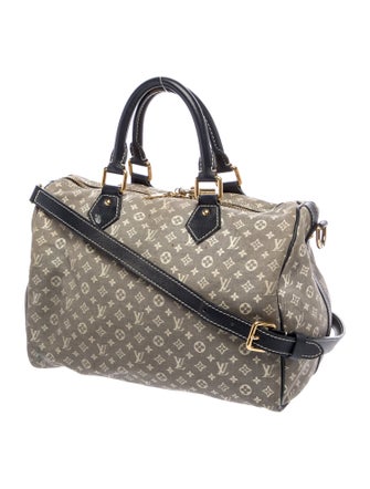 Louis Vuitton Monogram Mini Lin Speedy Bandouliere 30
