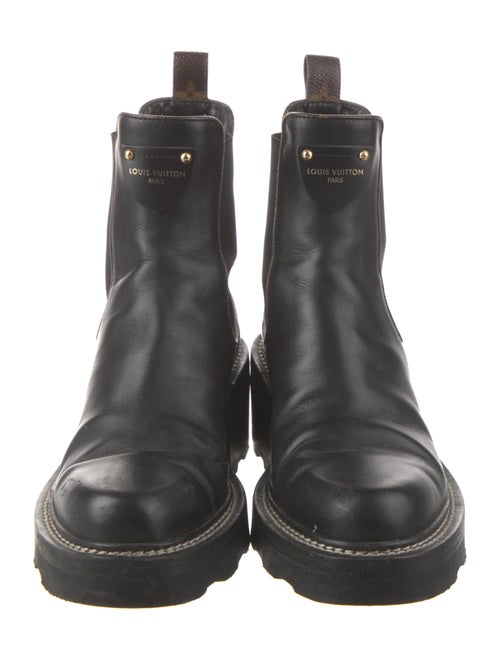 Louis Vuitton LV Monogram Leather Chelsea Boots
