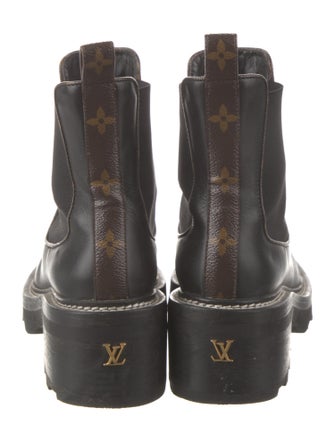 Louis Vuitton LV Monogram Leather Chelsea Boots