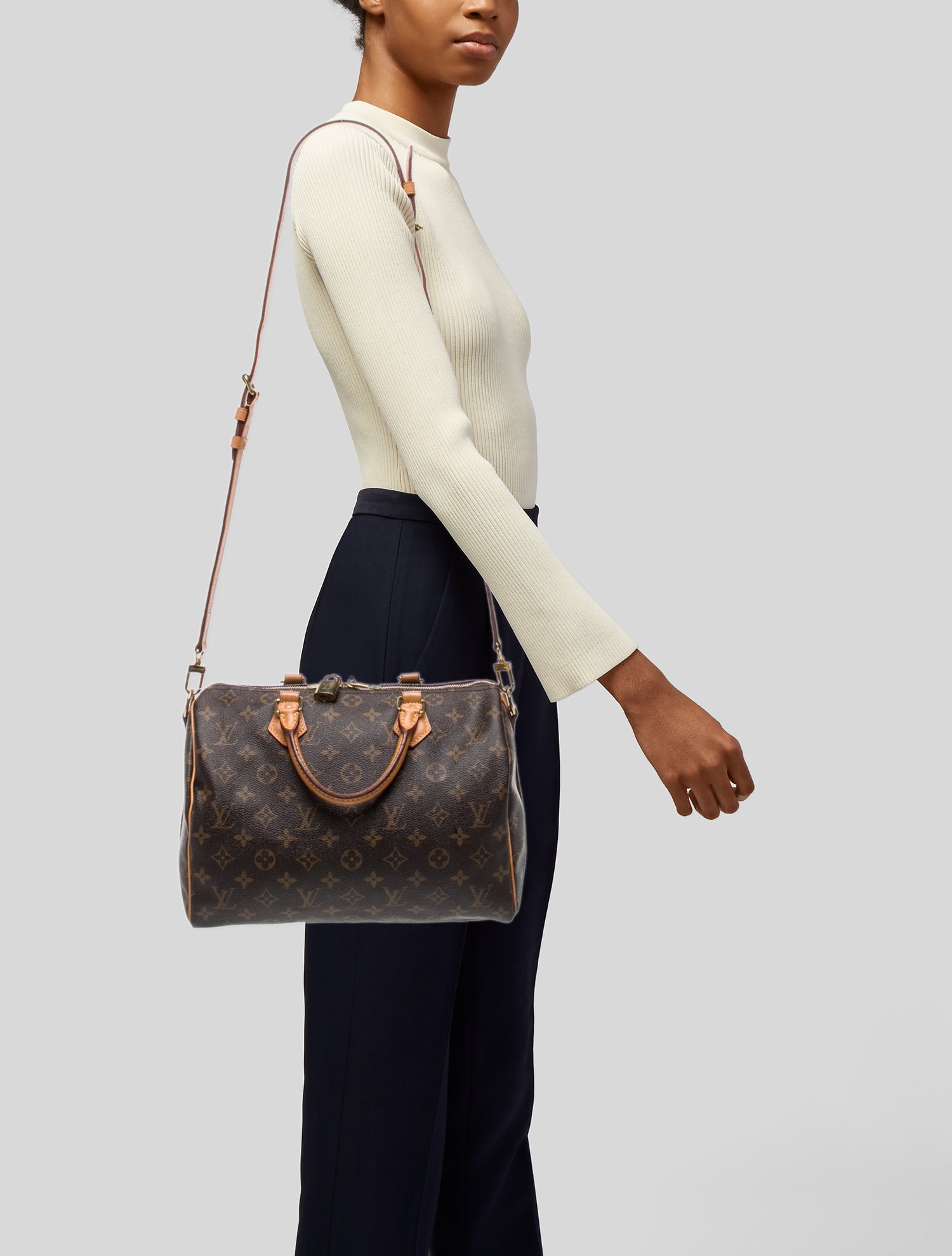 Louis Vuitton LV Monogram Speedy Bandouliere 30