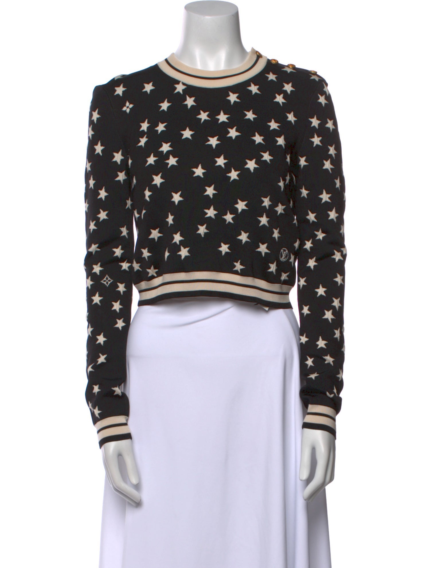 Louis Vuitton 2022 Silk Crop Top