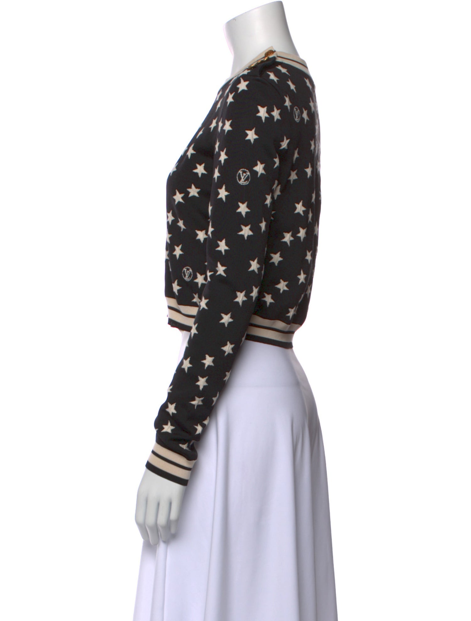 Louis Vuitton 2022 Silk Crop Top