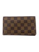 Louis Vuitton Damier Ebene Pattern Coated Canvas Checkbook Holder