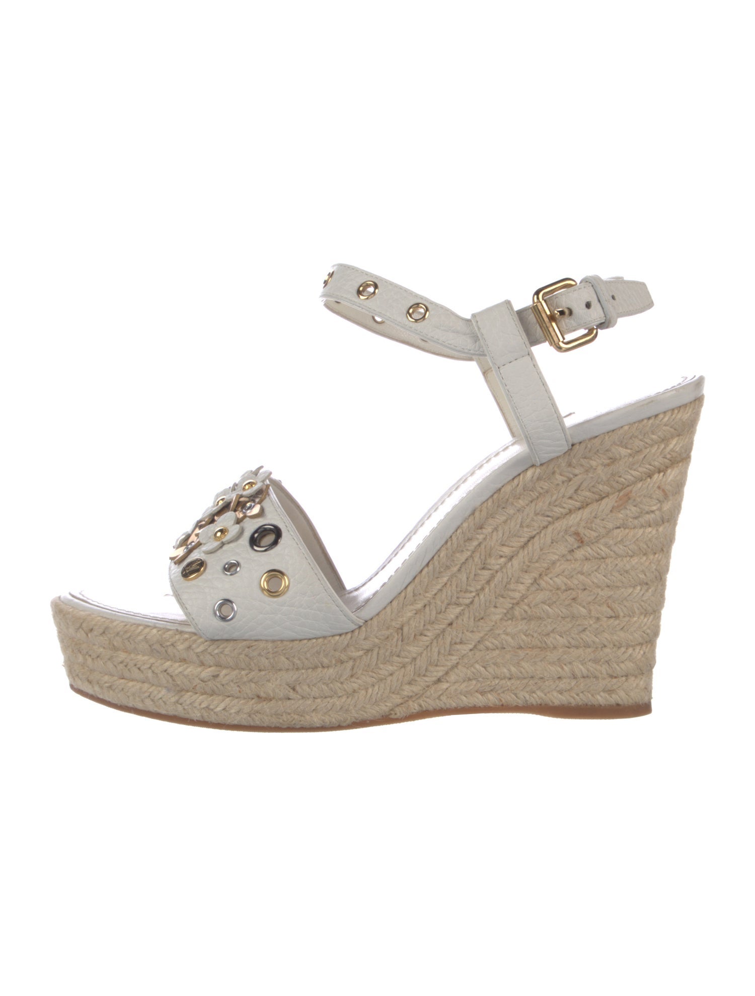 Louis Vuitton LV Monogram Leather Espadrilles