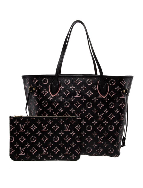 Louis Vuitton LV Monogram Neverfull w/Pouch MM