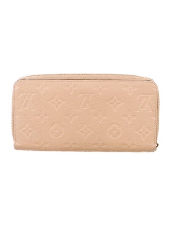 Louis Vuitton LV Monogram Empreinte Leather Zippy Wallet