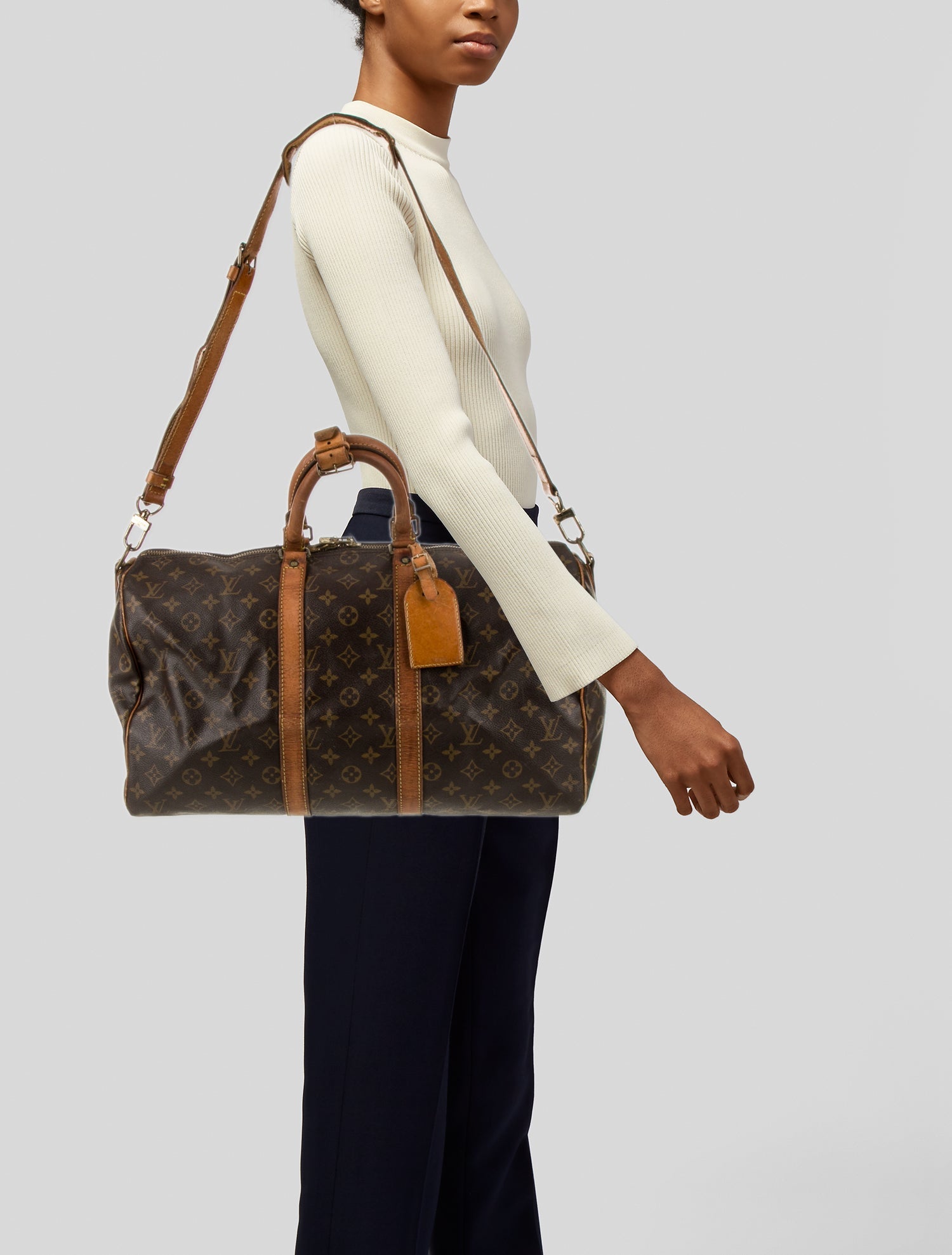 Louis Vuitton LV Monogram Keepall Bandouliere 45